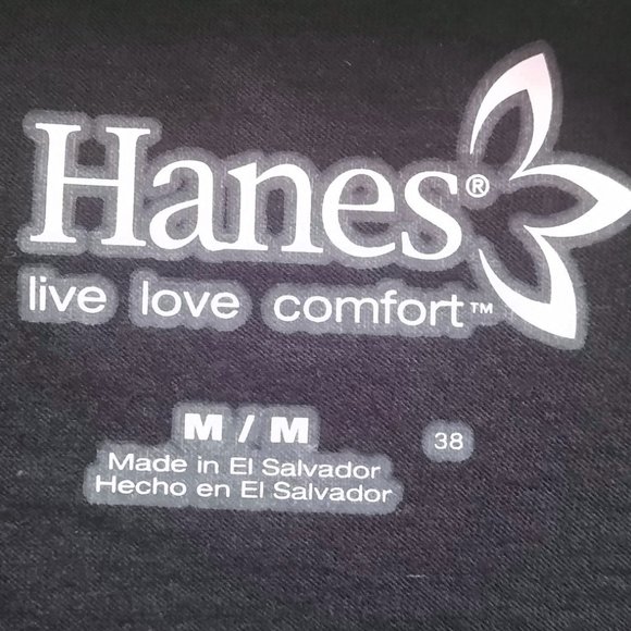 Hanes Long sleeved Black Top - Picture 2 of 2